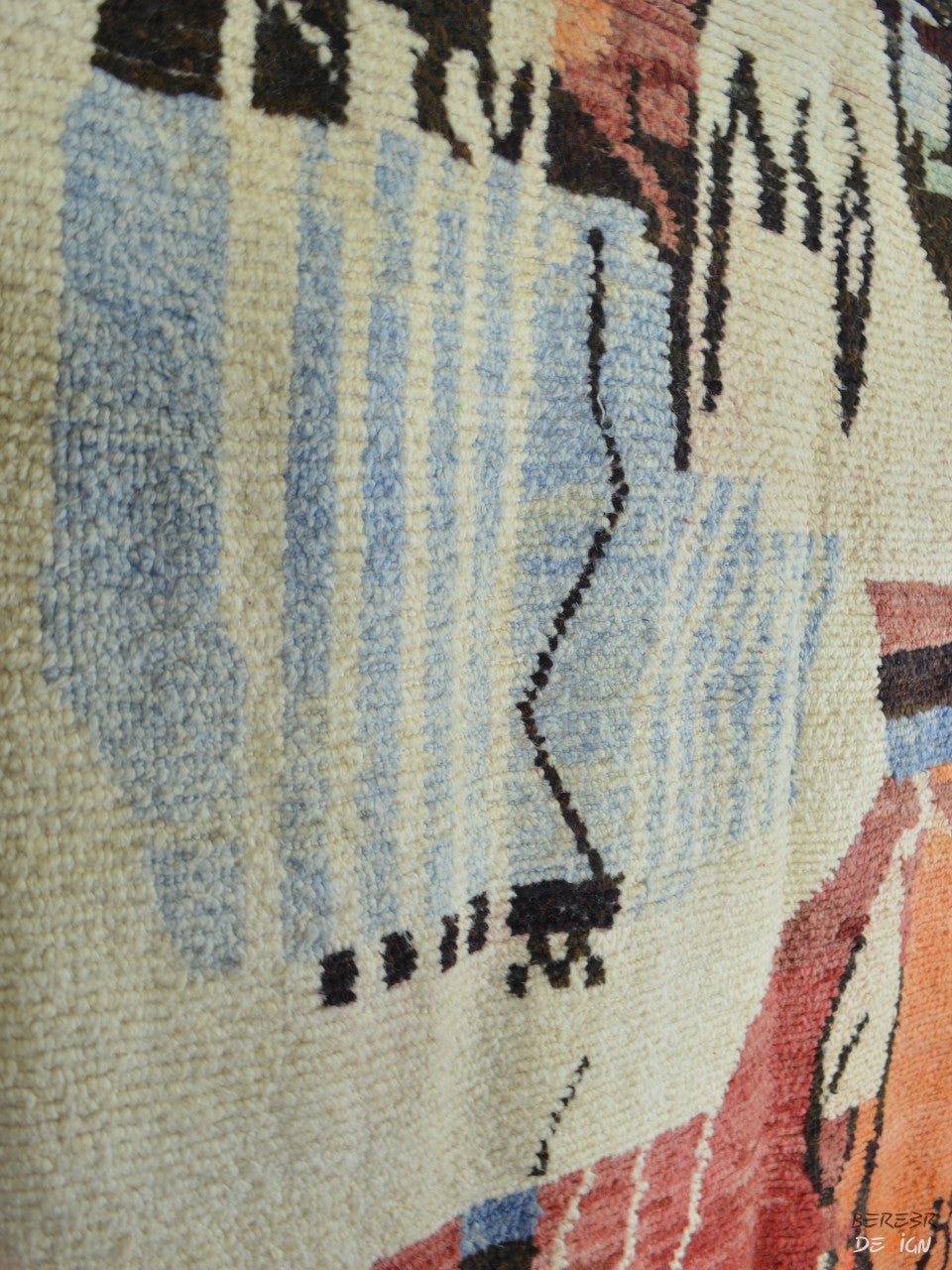 Colorful Boujad Moroccan carpet_A1011 BerberDezign