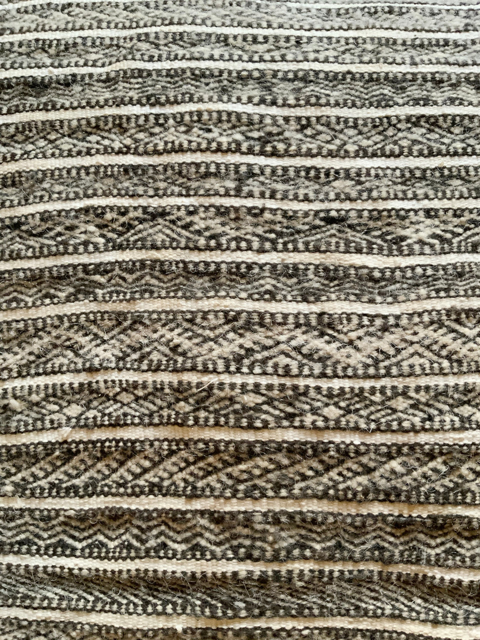 Grey Moroccan Pouf Cover_P1004 BerberDezign