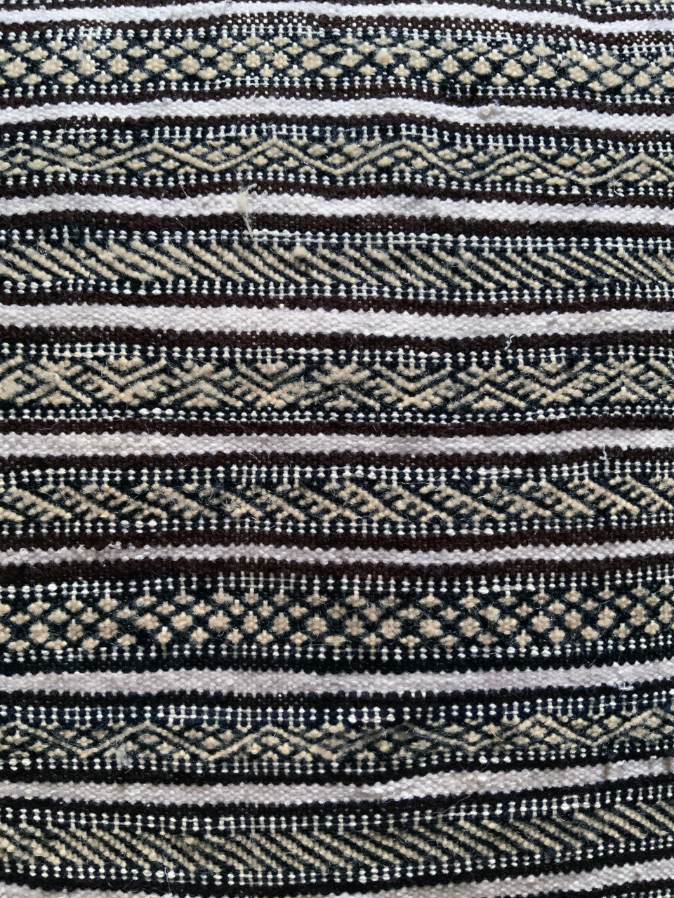Grey Moroccan Pouf Cover_P1008 BerberDezign