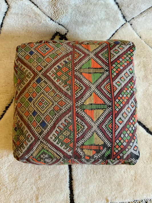 Colorful_Moroccan Pouf_Cover_P1014