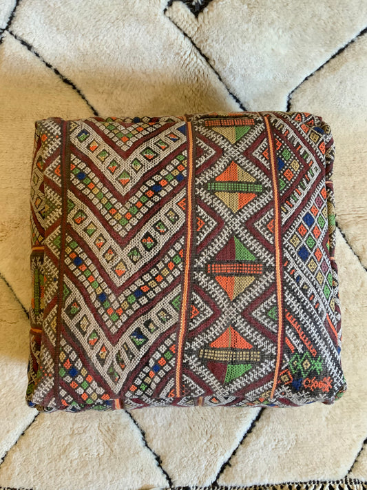 Colorful_Moroccan Pouf_Cover_P1015