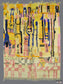 Abstract Colorful Moroccan Berber carpet A_1015 BerberDezign