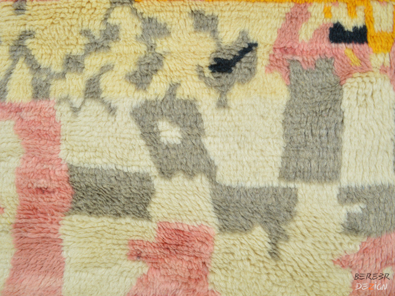 Abstract Colorful Moroccan Berber carpet A_1015 BerberDezign