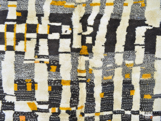 Abstract Beni Ourain Berber Carpet_A1008 BerberDezign