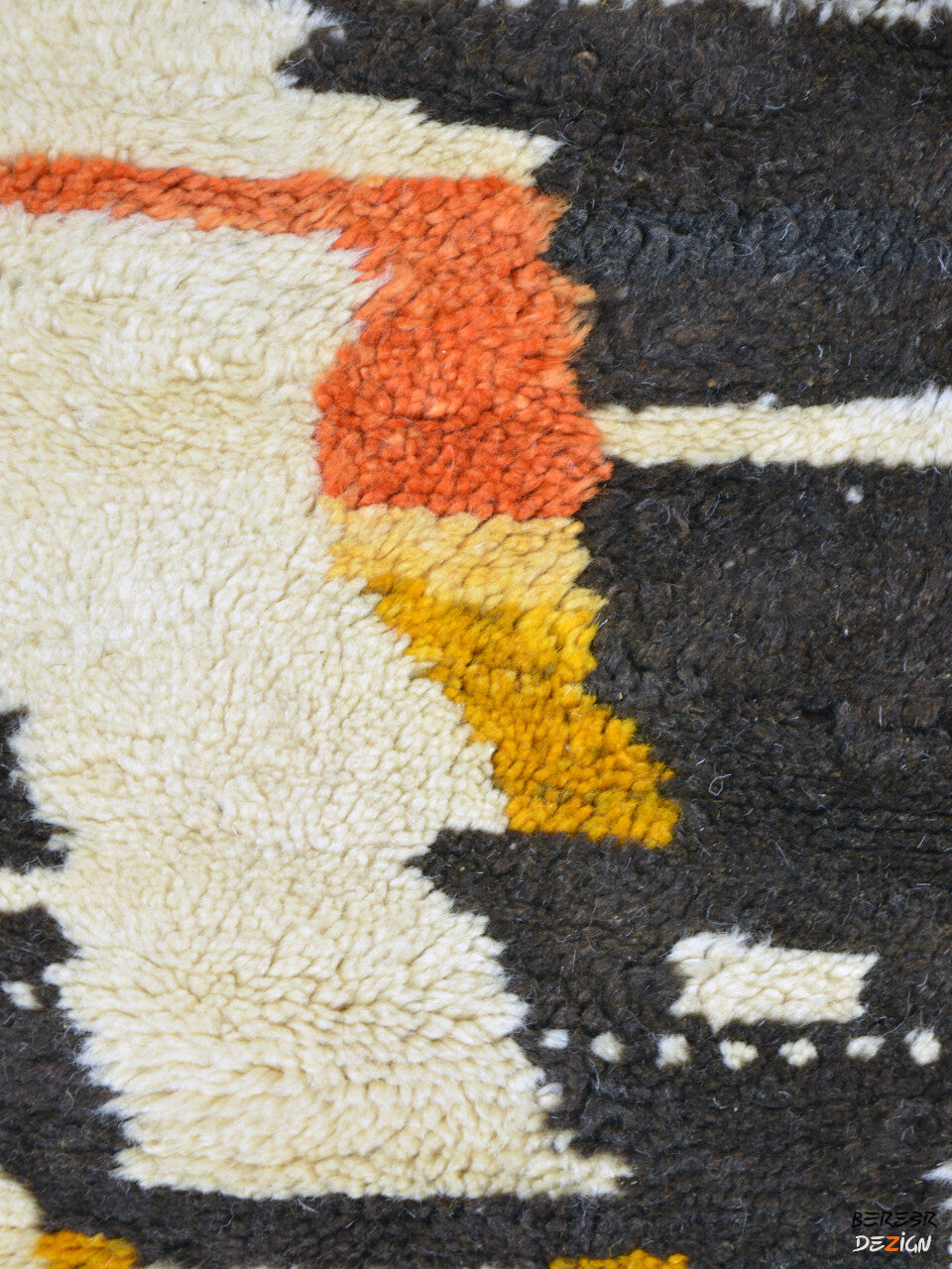 Abstract Beni Ourain Berber Carpet_A1008 BerberDezign