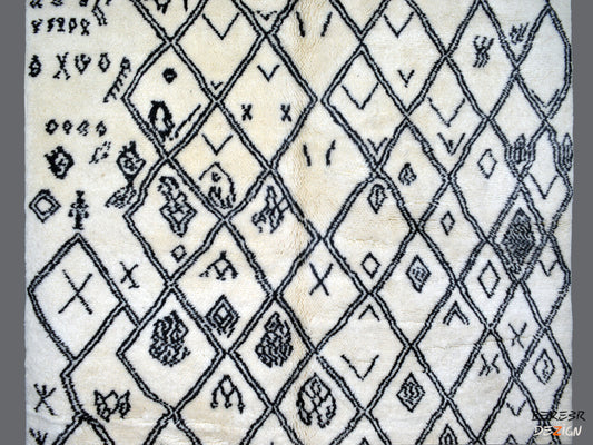 Classic Beni Ourain Berber Rug Pattern_A1006 BerberDezign