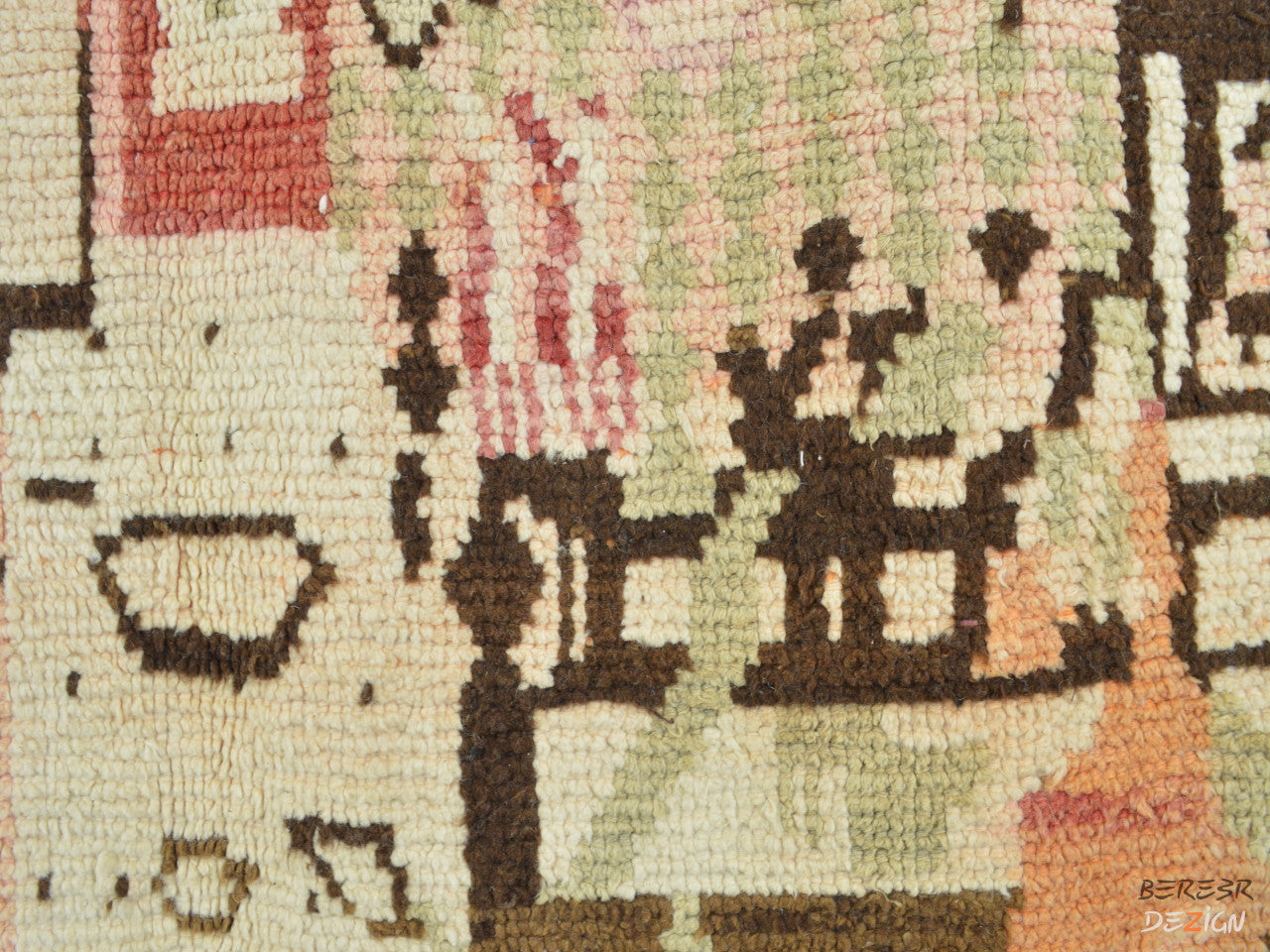 Colorful Boujad Moroccan carpet_A1009 BerberDezign