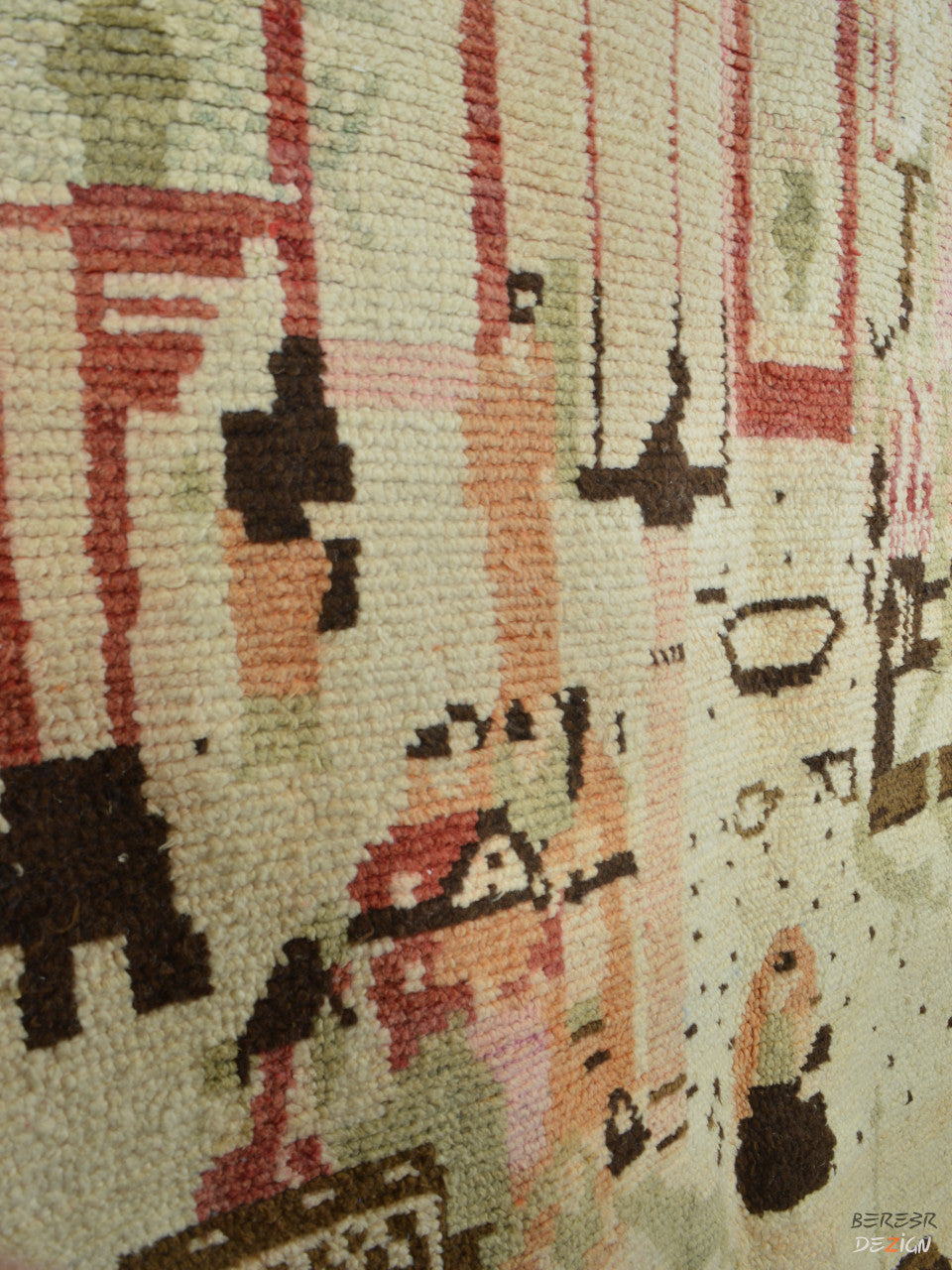 Colorful Boujad Moroccan carpet_A1009 BerberDezign