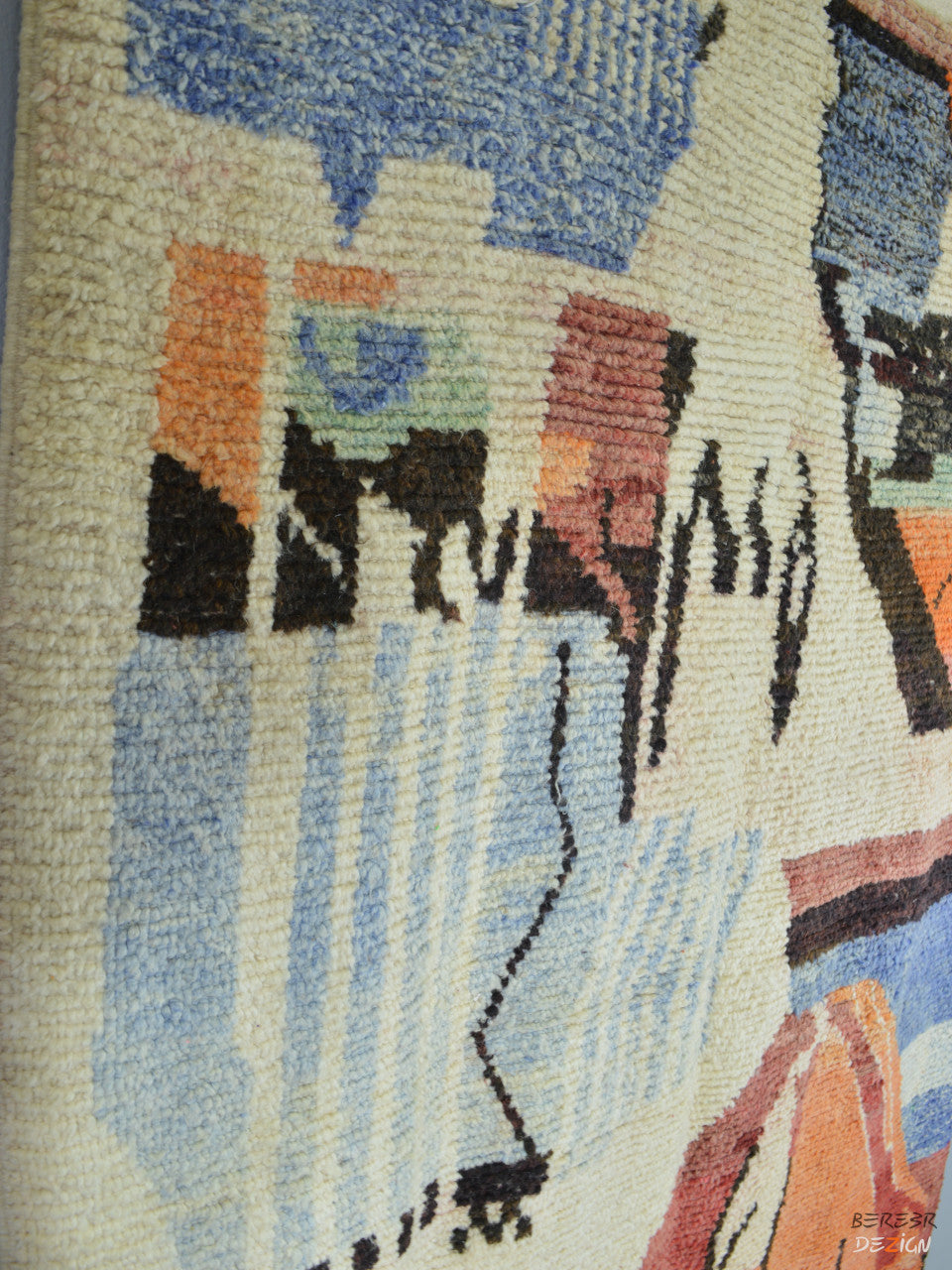 Colorful Boujad Moroccan carpet_A1011 BerberDezign