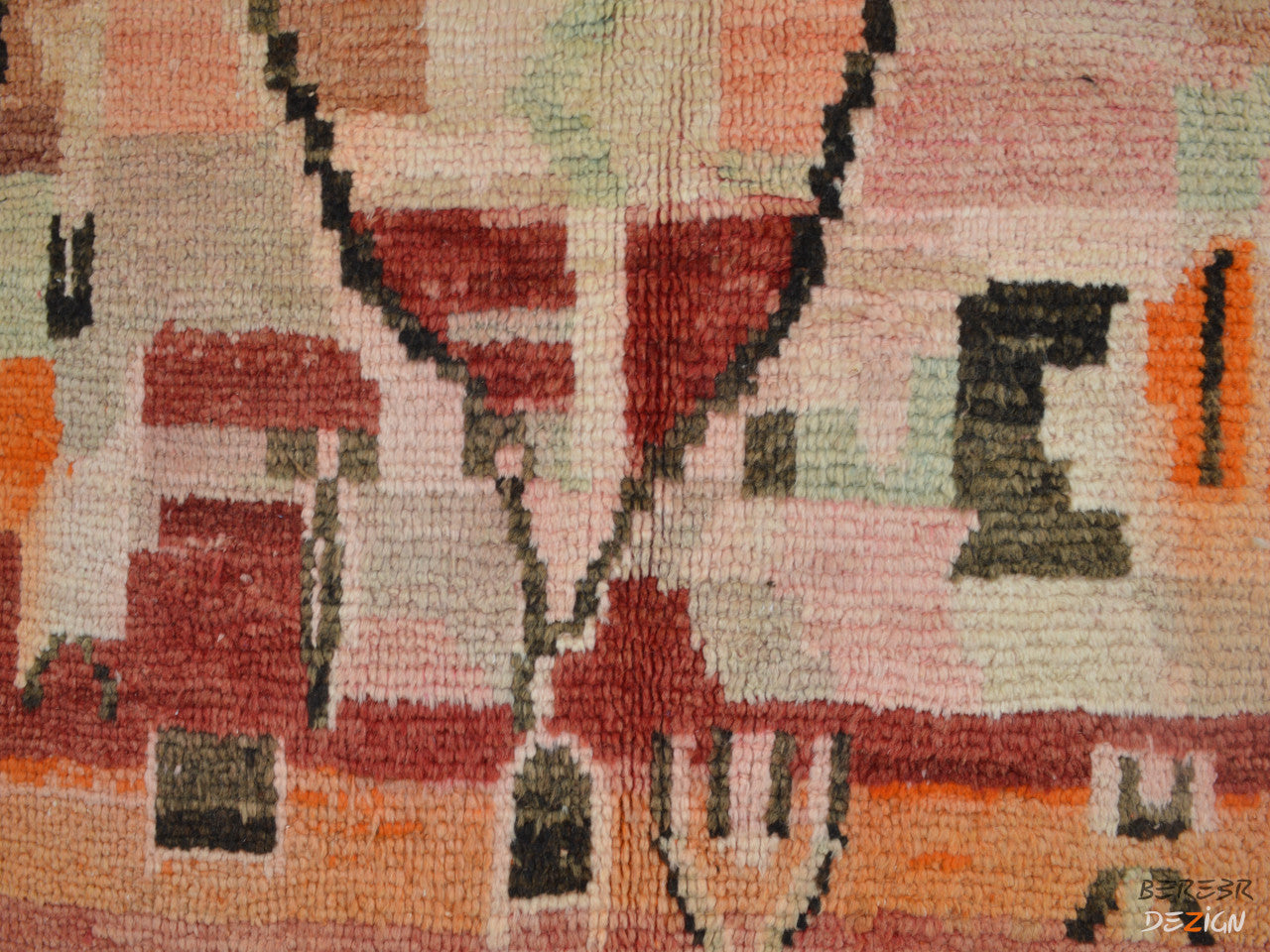 Colorful Moroccan Boujad carpet_A1023 BerberDezign