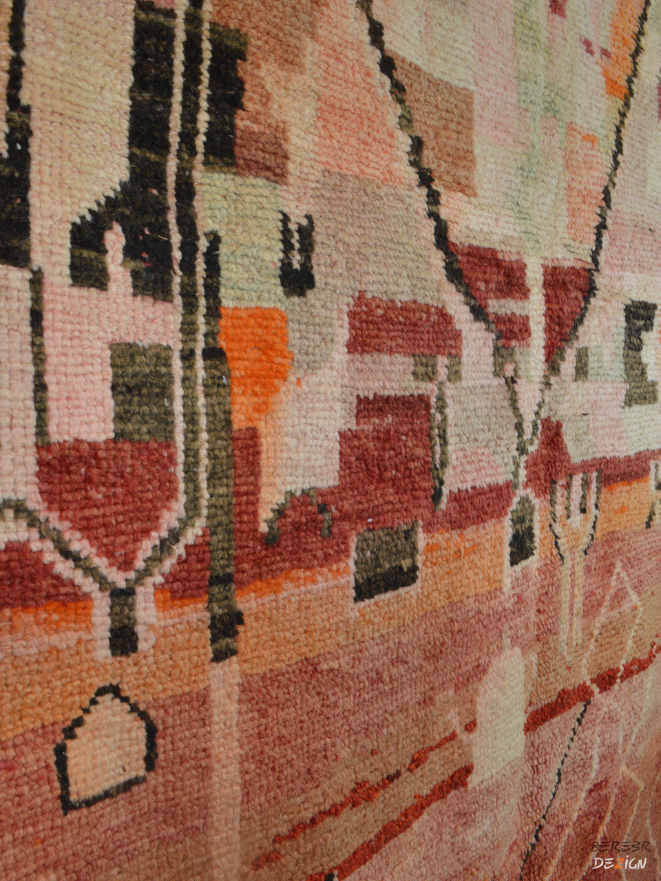 Colorful Moroccan Boujad carpet_A1023 BerberDezign