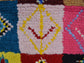 Beautiful colorful Boucharouite_H1001 BerberDezign