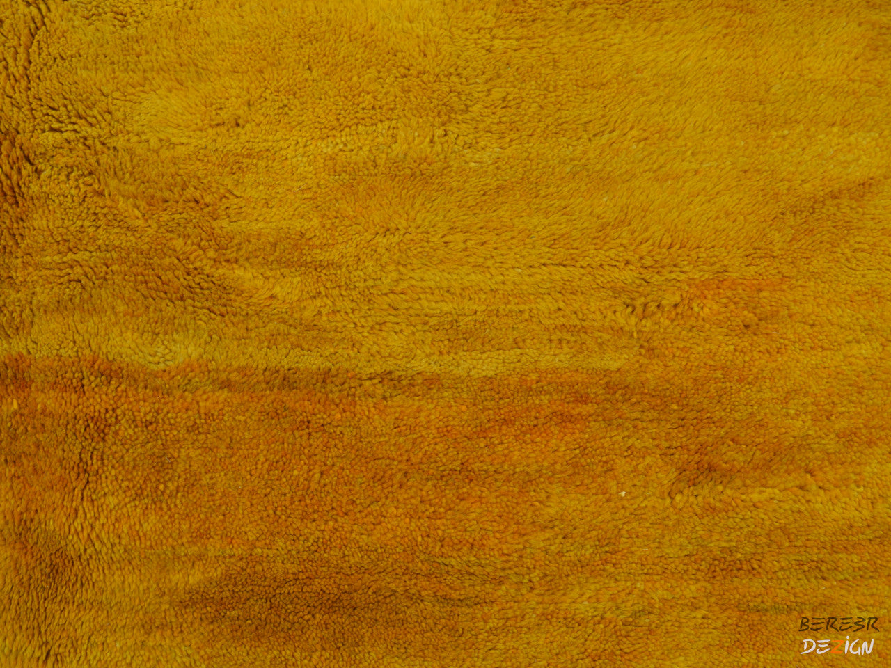 Half Black Orange Moroccan Middle Atlas berber Carpet_A1016 BerberDezign