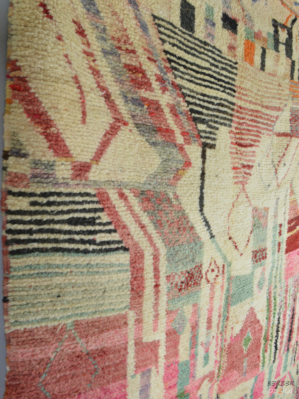 Pink Boujad Moroccan carpet_A1012 BerberDezign