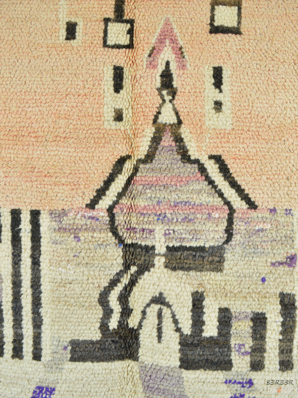 Sea Sunset Boujad Moroccan Berber carpet_A1013 BerberDezign