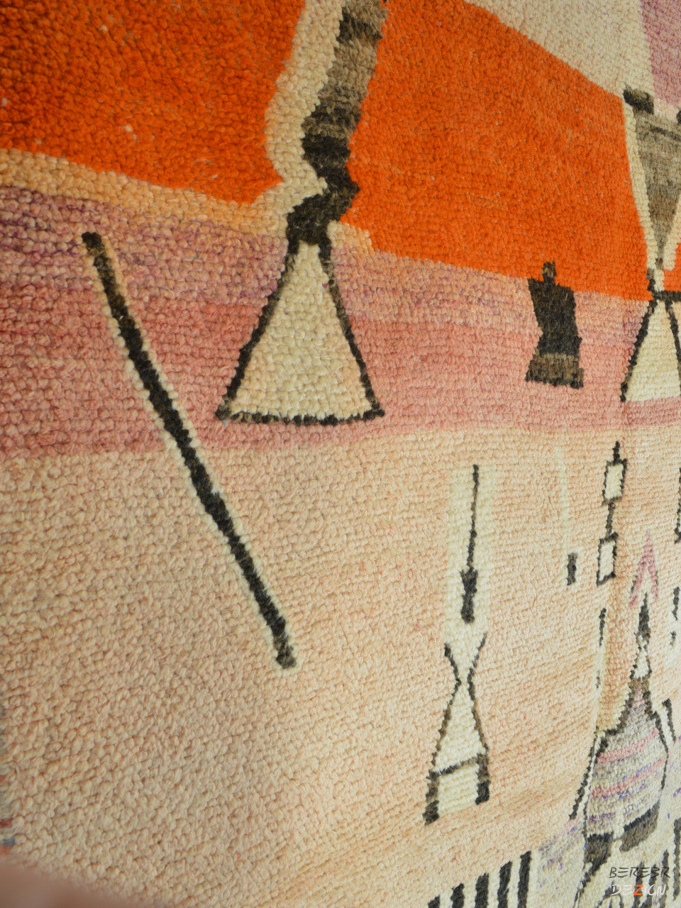 Sea Sunset Boujad Moroccan Berber carpet_A1013 BerberDezign
