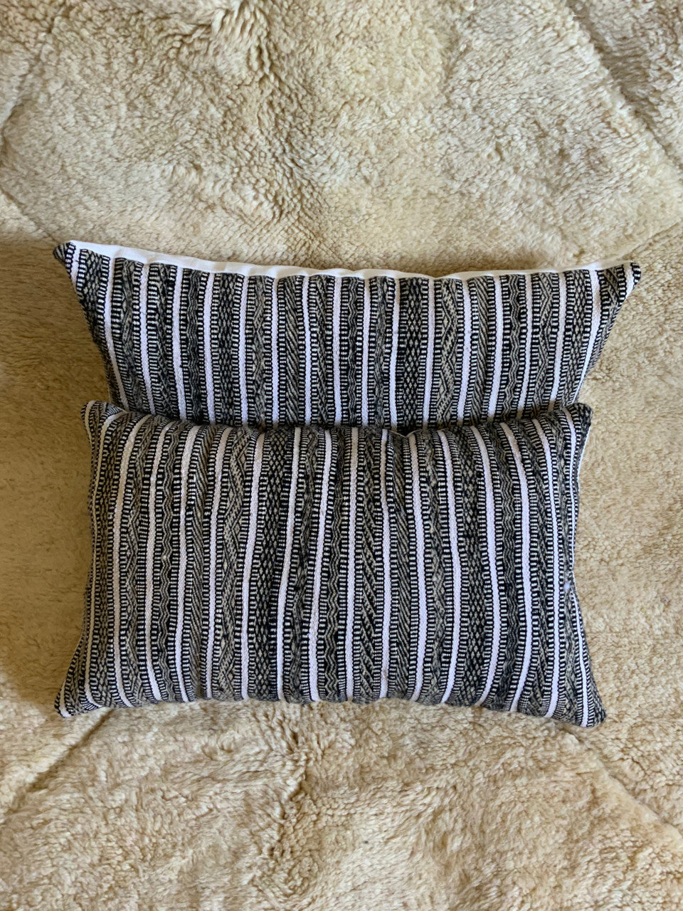 Set of 2 Grey berber Cushion Covers_C1003 BerberDezign