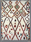 White Berber Rug with Colorful Pattern_A1004 BerberDezign