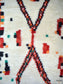White Berber Rug with Colorful Pattern_A1004 BerberDezign