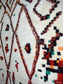 White Berber Rug with Colorful Pattern_A1004 BerberDezign