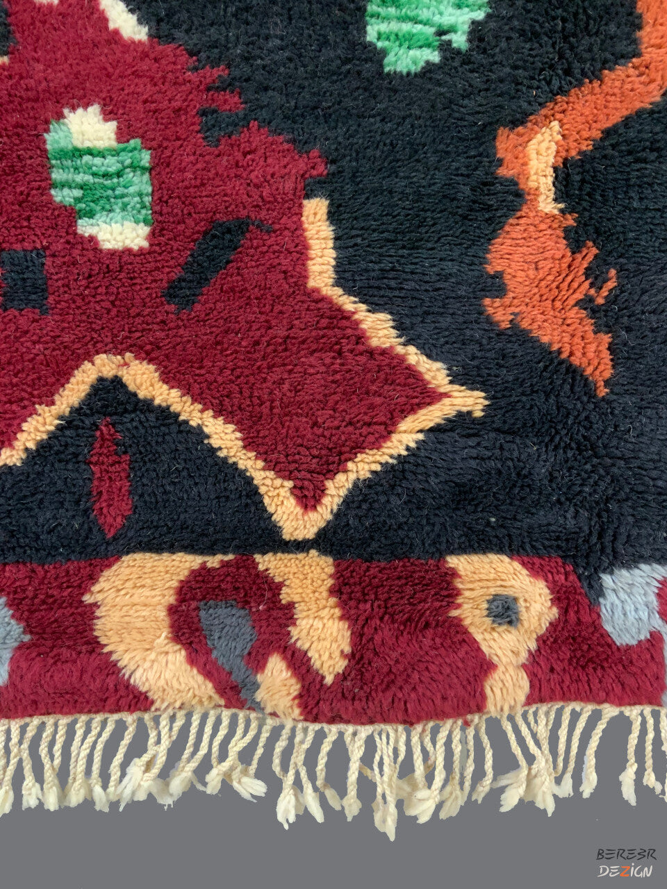 Colorful Middle Atlas Berber Carpet_A1007 BerberDezign
