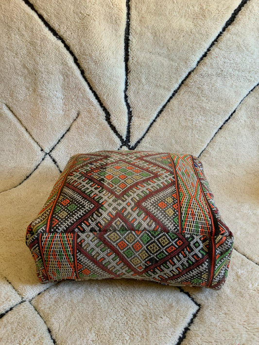 Colorful_Moroccan Pouf_Cover_P1001 BerberDezign
