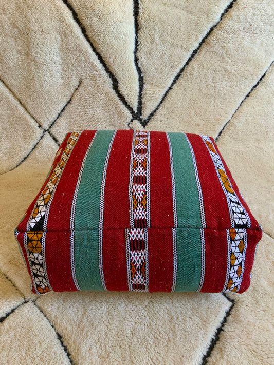 Colorful_Moroccan Pouf Cover_P1002 BerberDezign