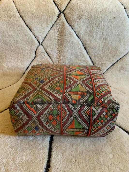 Colorful_Moroccan Pouf_Cover_P1014
