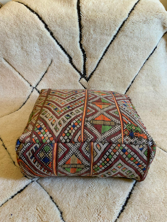 Colorful_Moroccan Pouf_Cover_P1015